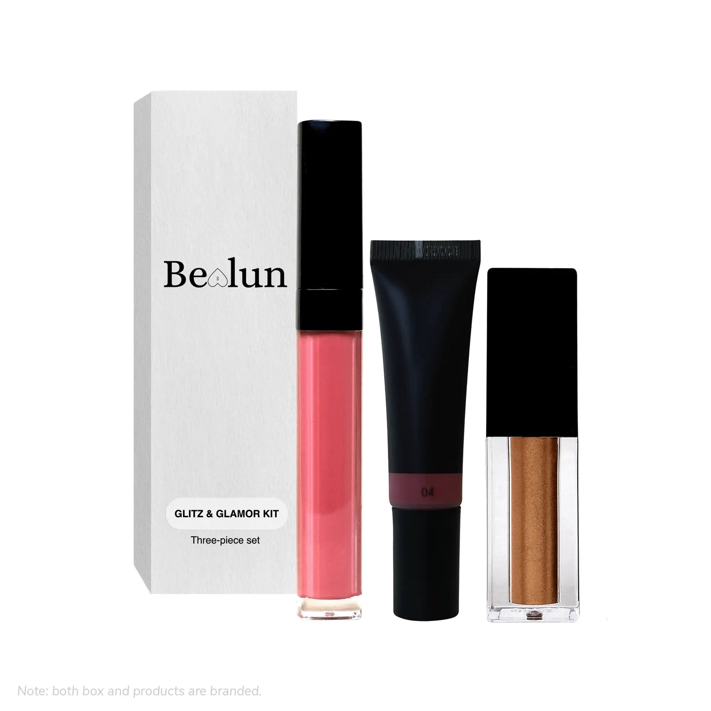 Glitz & Glamor Set – 3 - Piece Luminizing Makeup Kit - Bealun