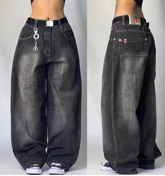 Comfy High Waist Jeans – Loose Fit