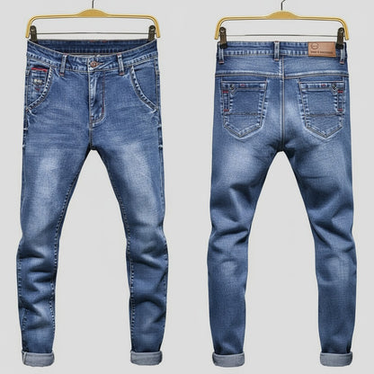 Fleece-Lined Men's Jeans – Slim Fit