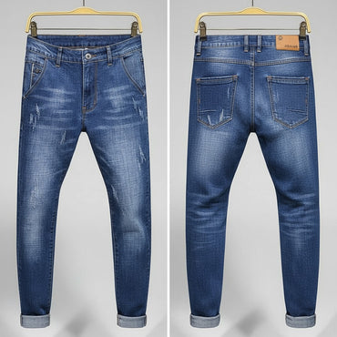 Fleece-Lined Men's Jeans – Slim Fit