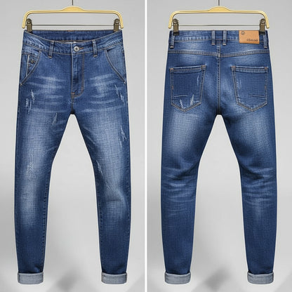 Fleece-Lined Men's Jeans – Slim Fit